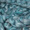 Designer Blend Shetland & Silk Roving for Spinning and Felting. Fancy, Colorful, Exotic - Limited Edition. Swan Song